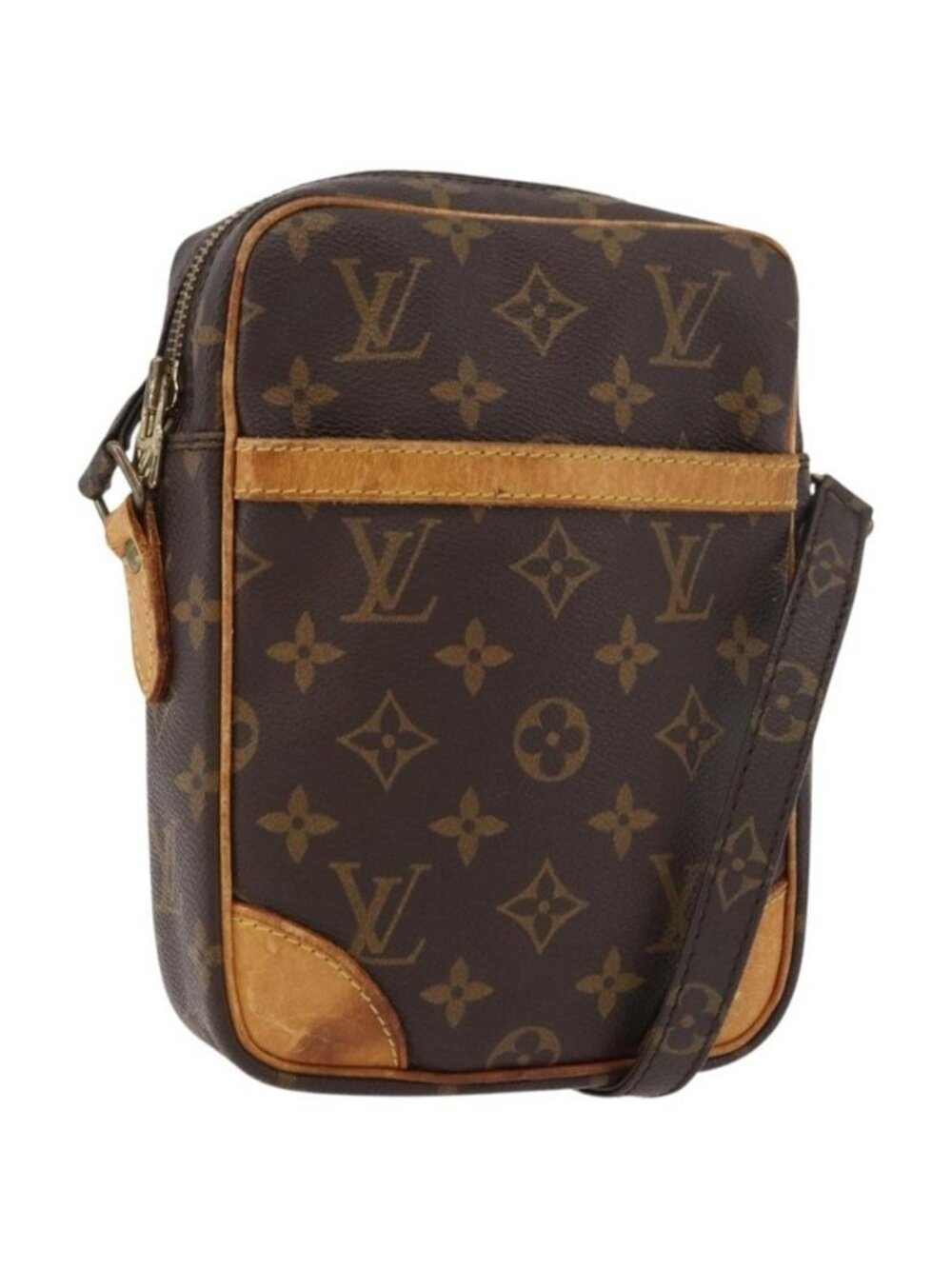 Authentic LOUIS VUITTON Monogram Danube Shoulder Bag M45266 LV